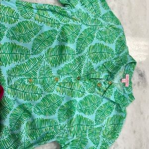 LILLY PULITZER Shirt-Dress Size: 10